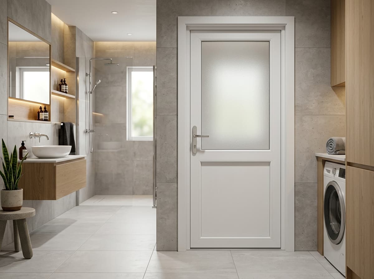 Single Utility & Bathroom Doors
